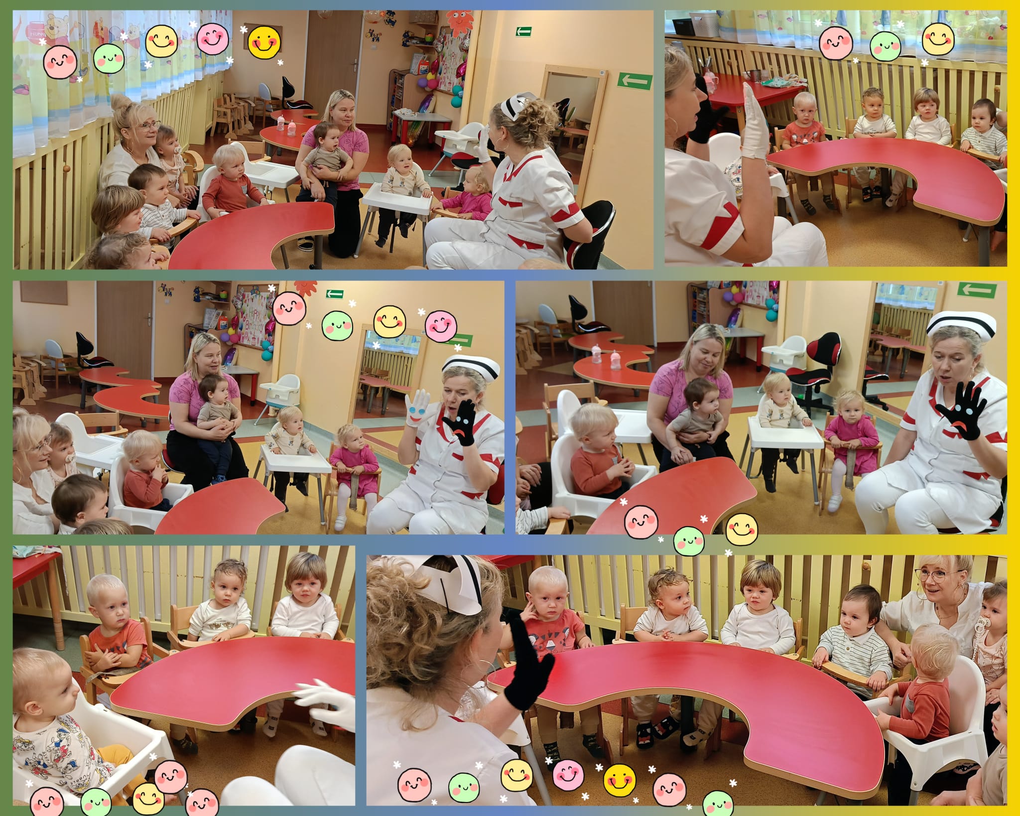 Wizyta pani pielęgniarki u Słoneczek.