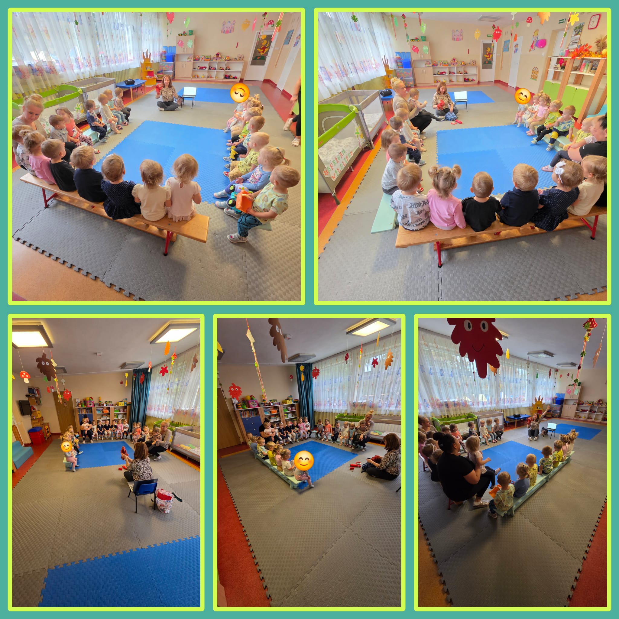 Maluszki uczą się języka angielskiego