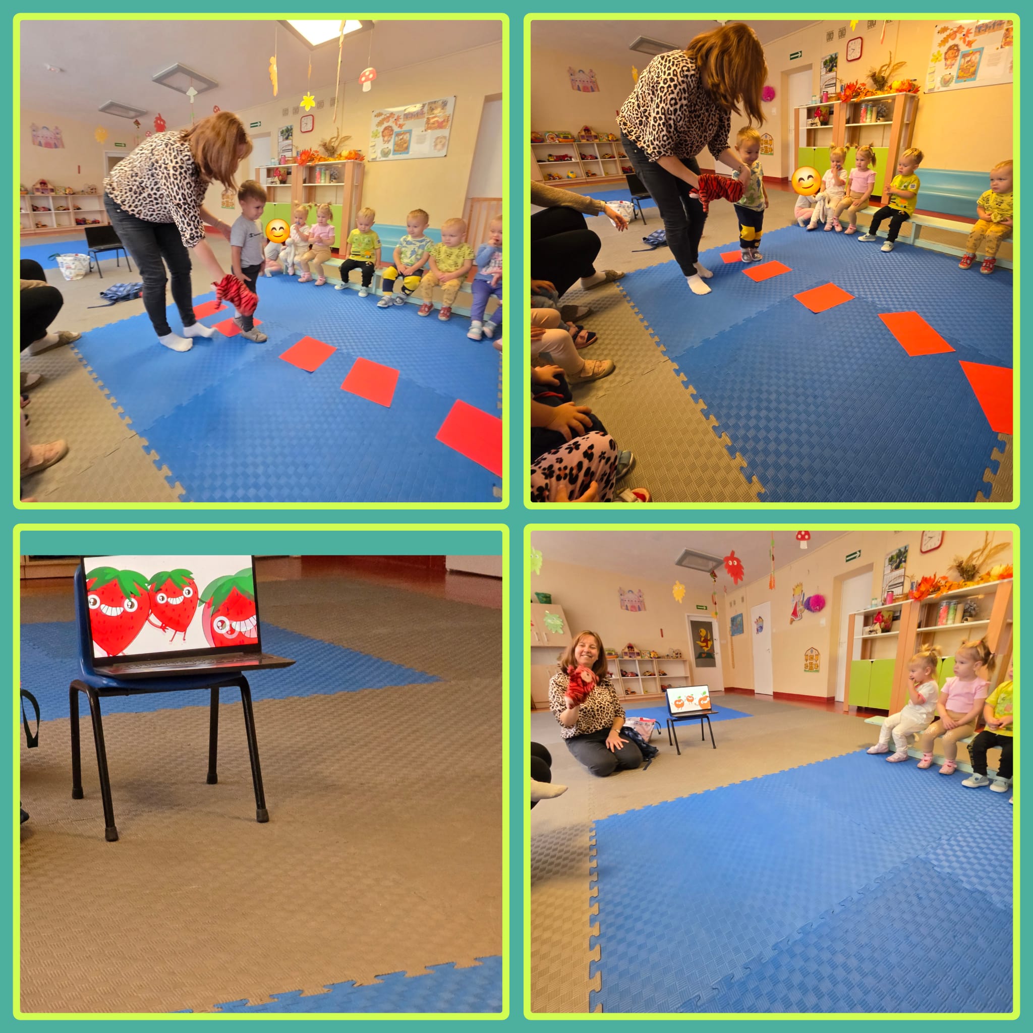 Krasnoludki poznają kolor red