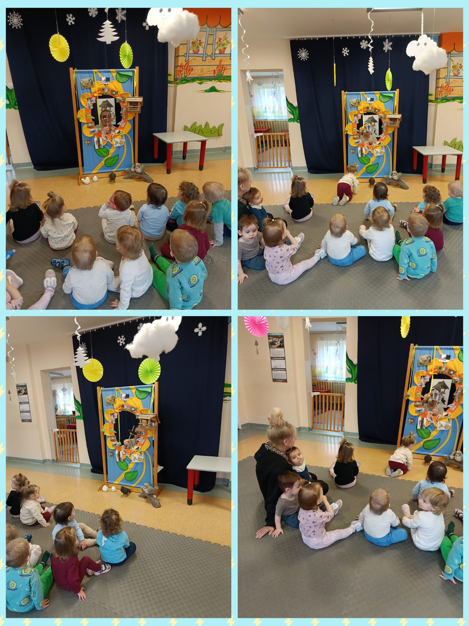 Dzieci oglądają teatrzyk