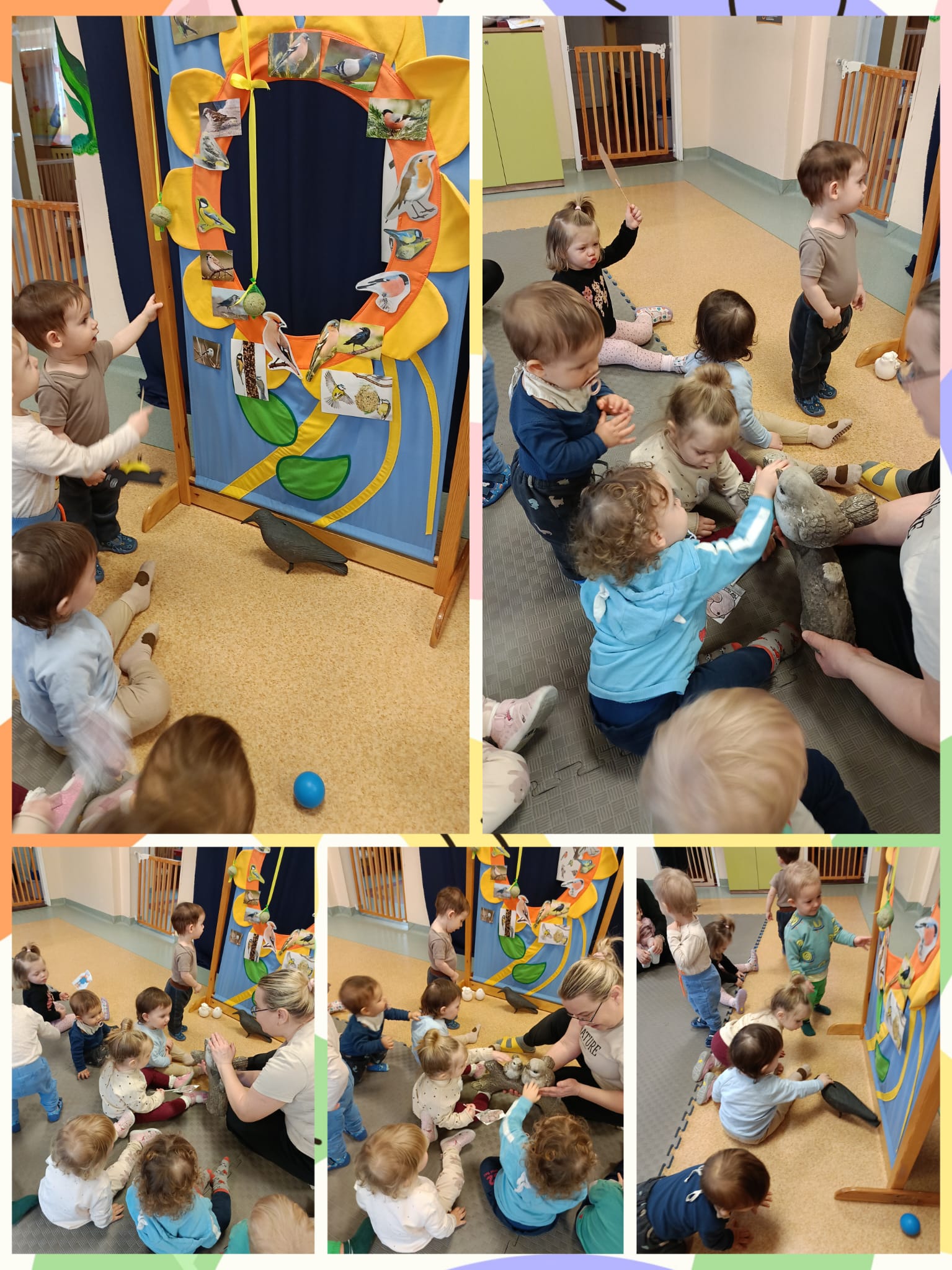 Dzieci poznają ptaszki