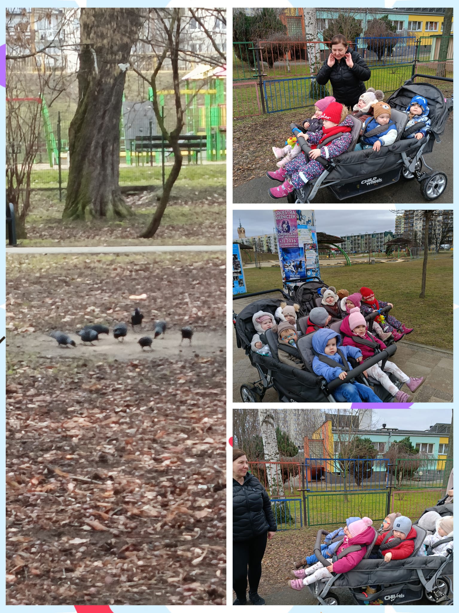 Spacer dzieci w parku
