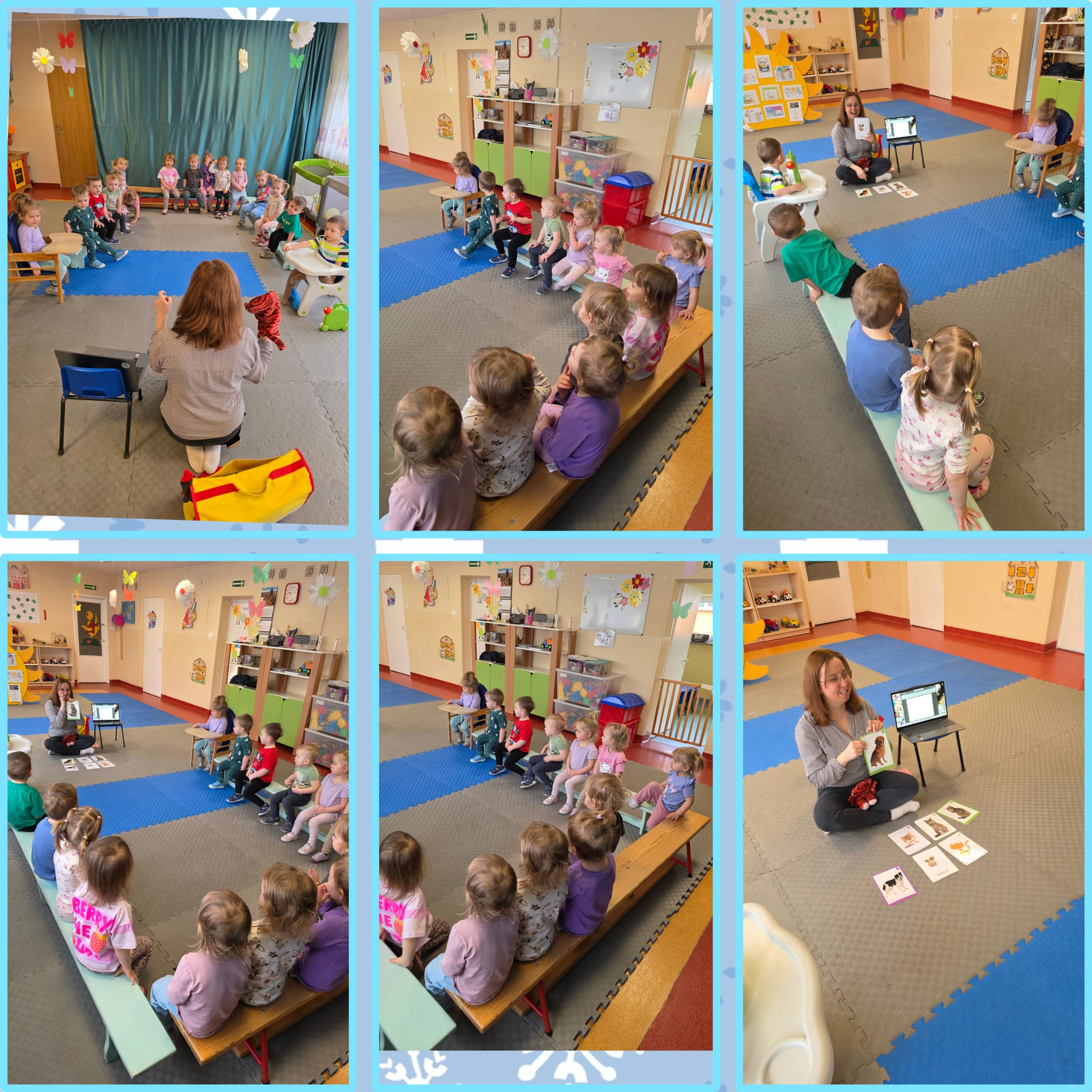 Dzieci uczą sie języka angielskiego