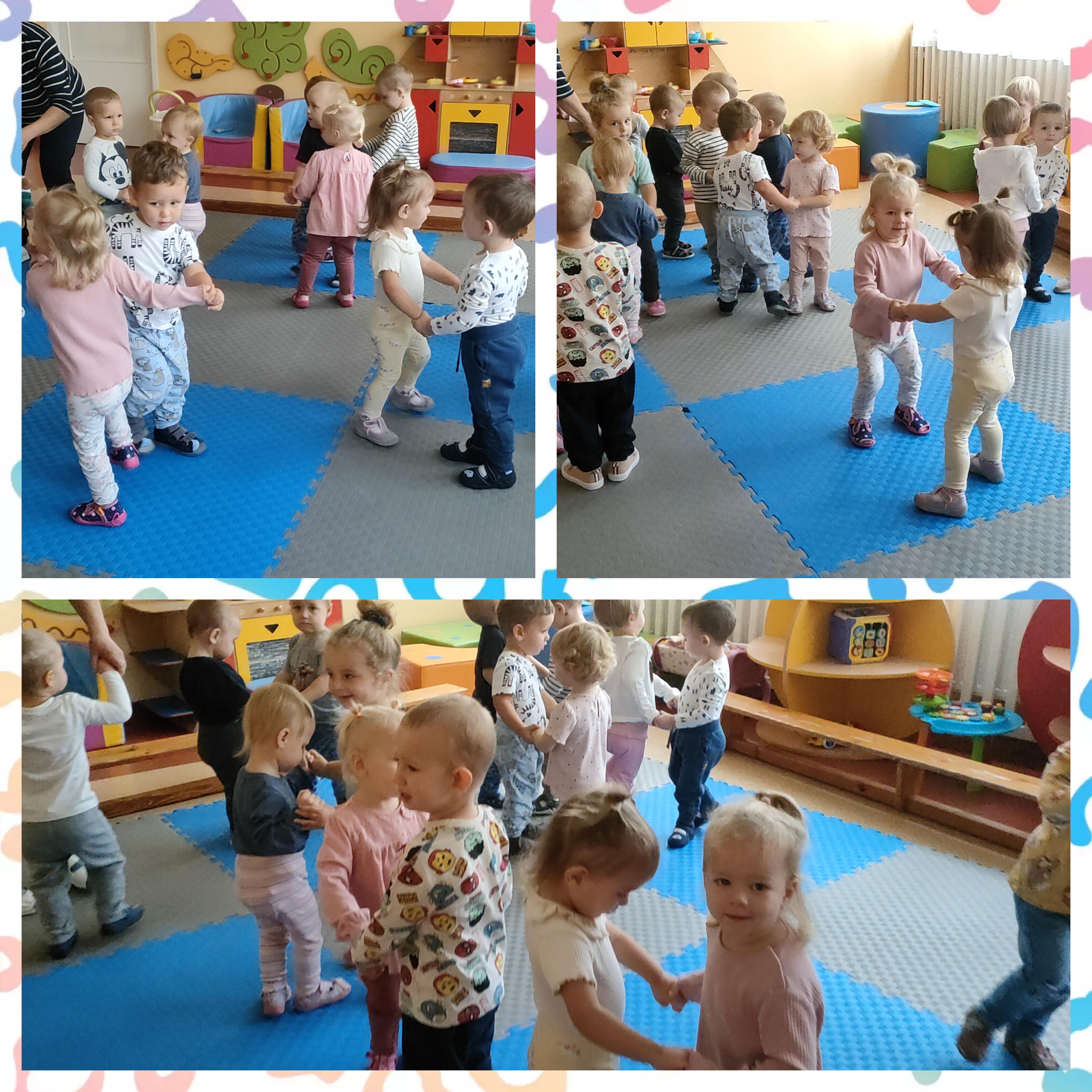 Maluszki tańczą w parach