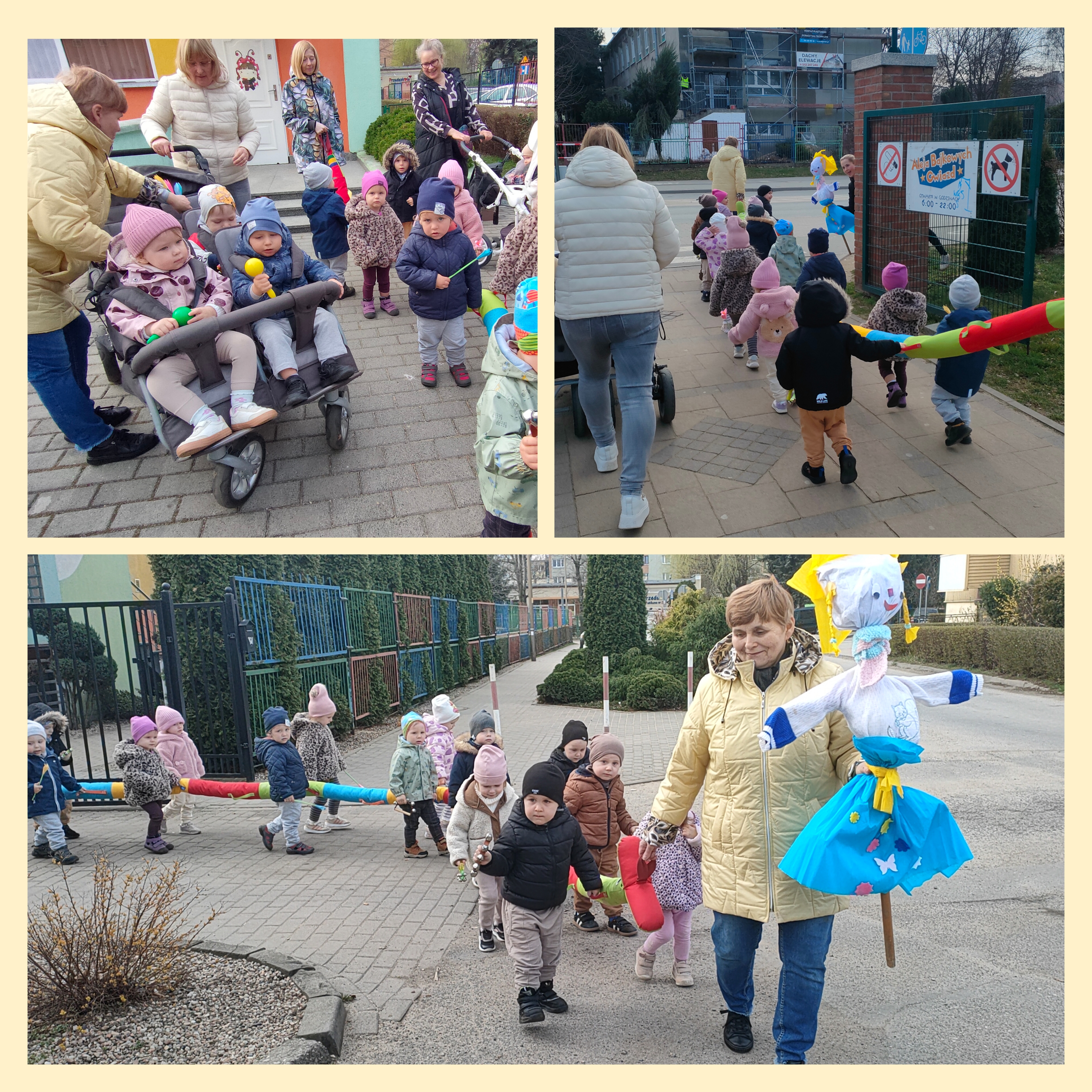 Dzieci idą żegnać Zimową pannę