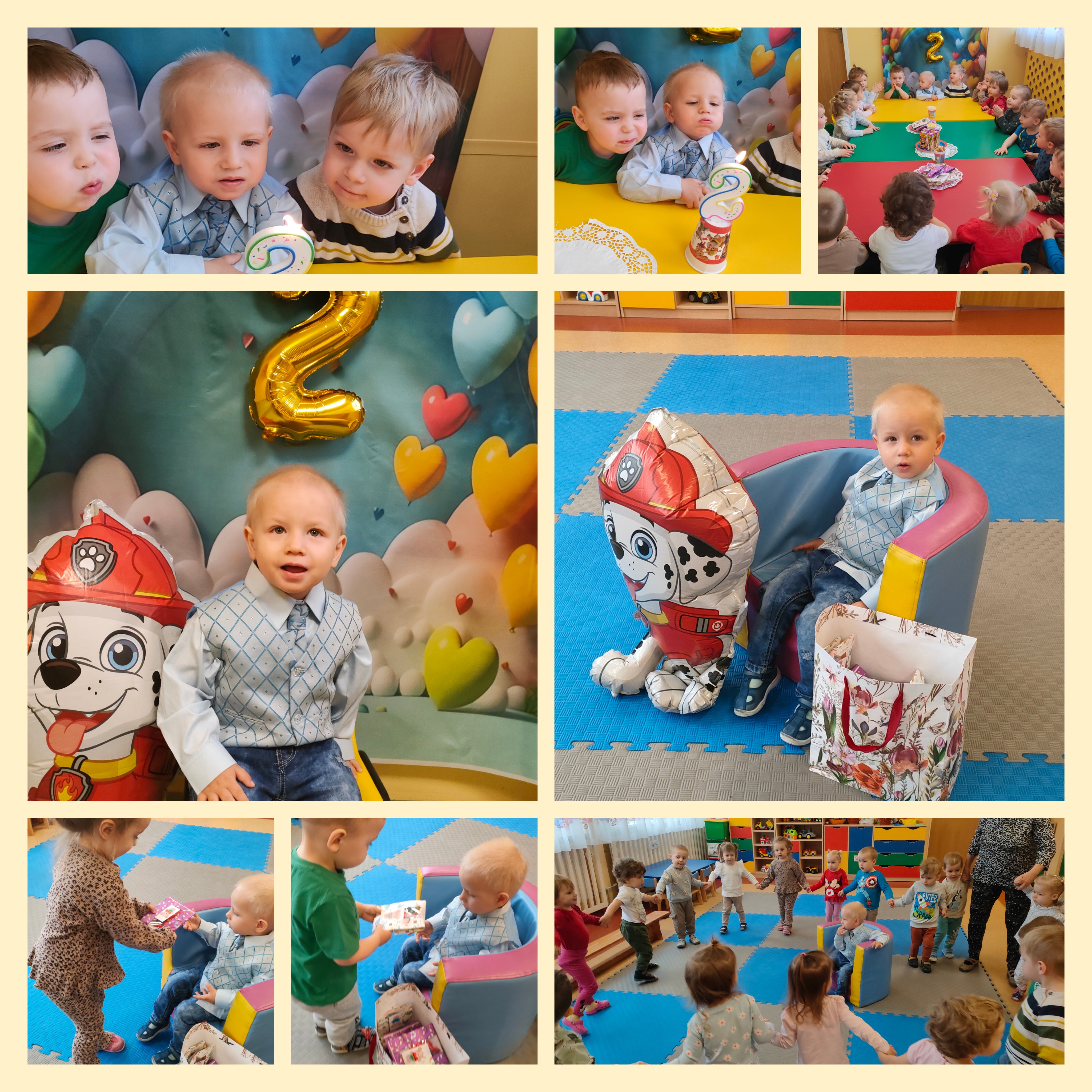 Drugie Urodziny chłopczyka