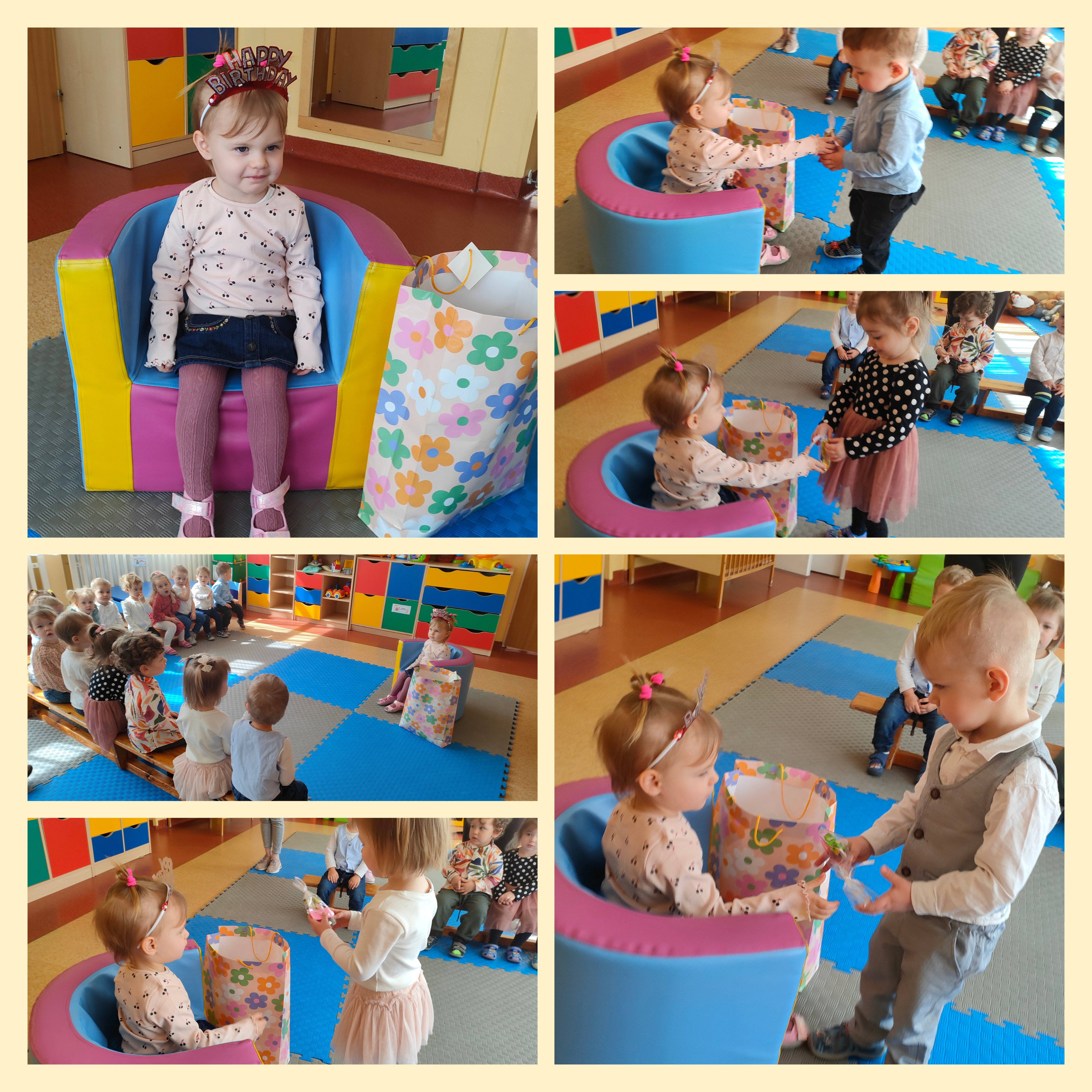 Drugie urodzinki dziewczynki